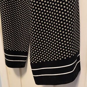 Black and White Patterned Pants